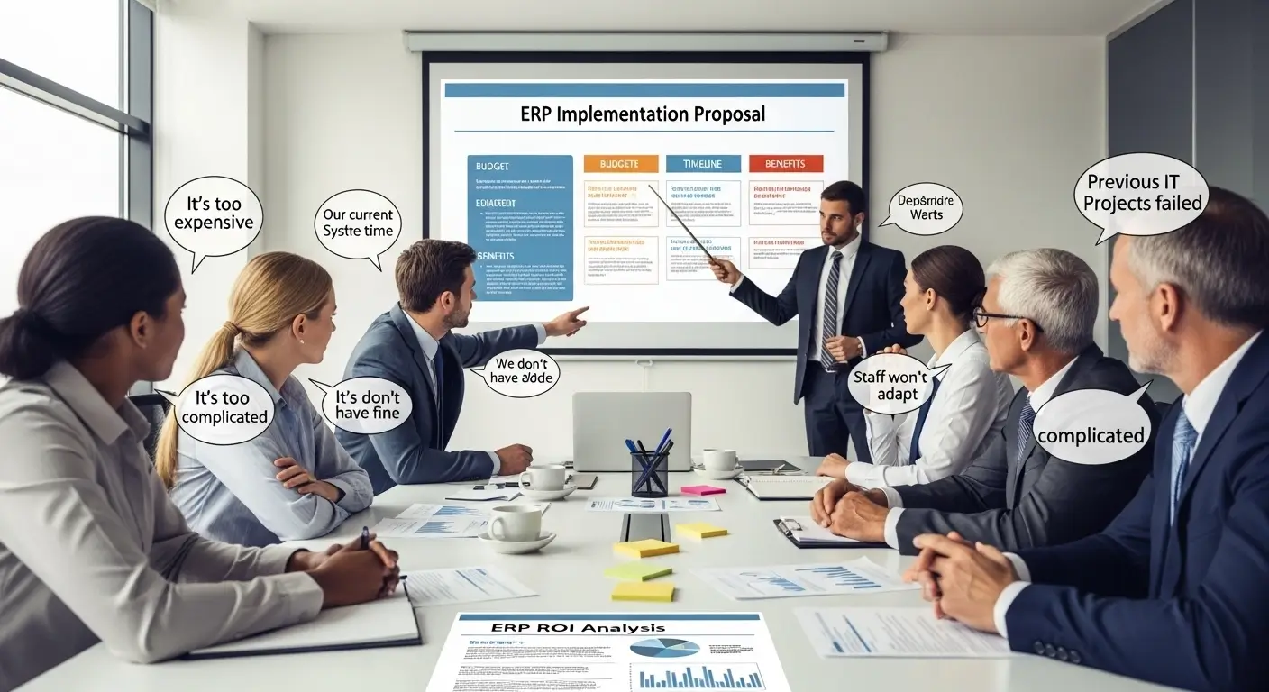 شش بهانه برای عدم استقرار ERP