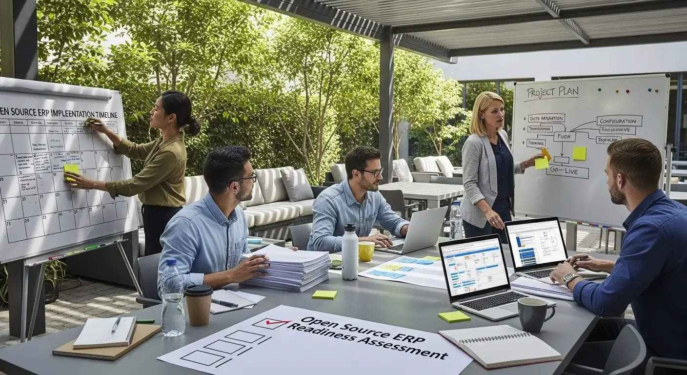 چگونه برای پیاده سازی یک سیستم ERP منبع باز آماده باشیم؟