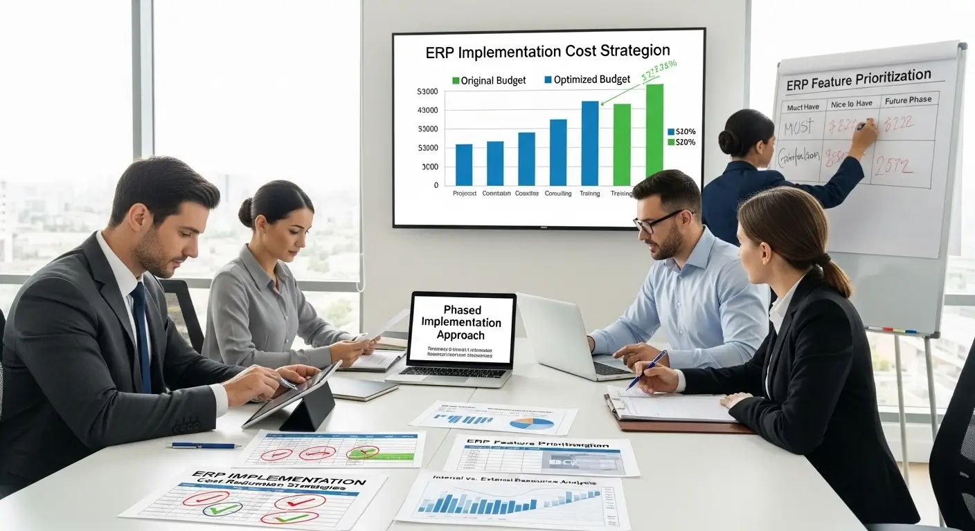 شش راه برای کاهش هزینه های استقرار ERP